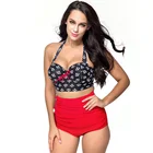Swimwear Sexy Big Xxxl Swimsuit Woman Women Plu Size High Waist Bikini