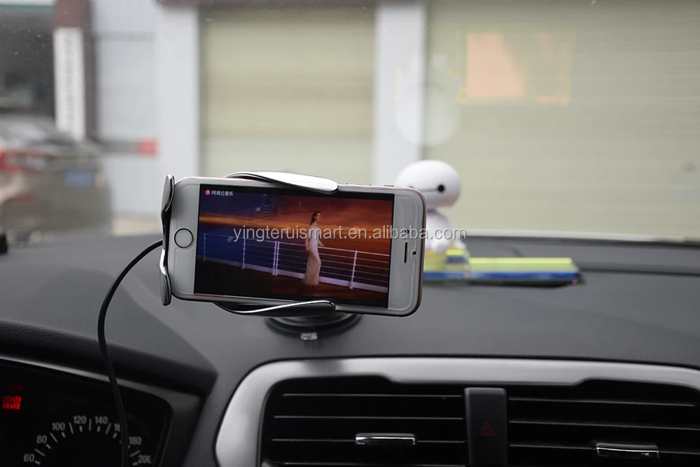 Chargeur de Voiture Sans Fil 10 W S5 Automatique De Serrage Rapide De Charge Support de Téléphone dans la Voiture pour iPhone xr Huawei Samsung téléphone intelligent - ANKUX Tech Co., Ltd
