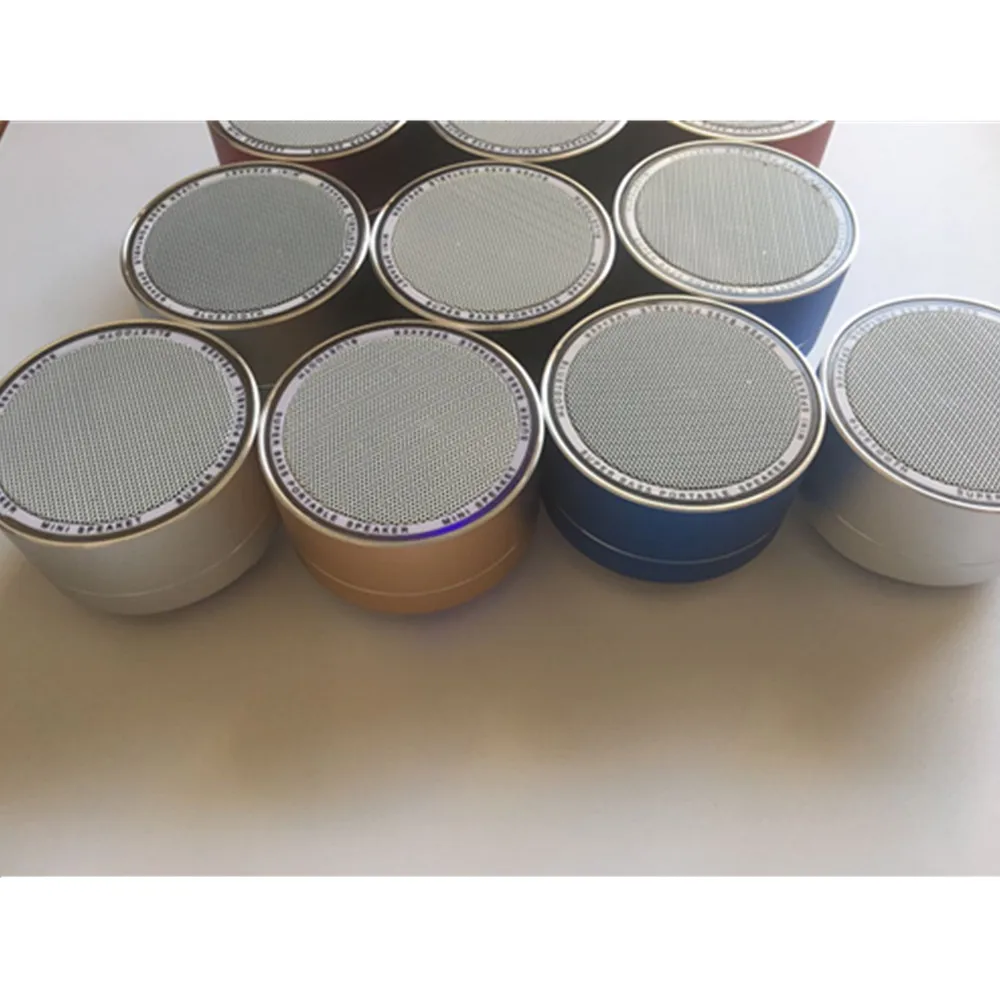 christmas gift items aluminum alloy mini wireless speaker with