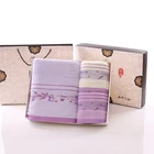 china factory tc terry hooded towel set in gift box