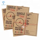 Custom diecut flat pack reinforced kraft paper home appliance postage box