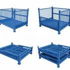 heavy duty customized collapsible steel storage cage