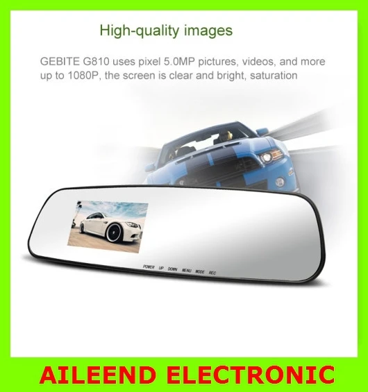 G810 2.4" 140 Degree Wide Angle Full HD 1080P Car DVR Camera Recorder Motion Detection 5MP camera