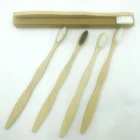 Natural Wood Color Eco Friendly Bamboo Toothbrushes