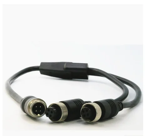 waterproof extension cable M12 4 pin mini DIN connect aviation plug - ANKUX.COM