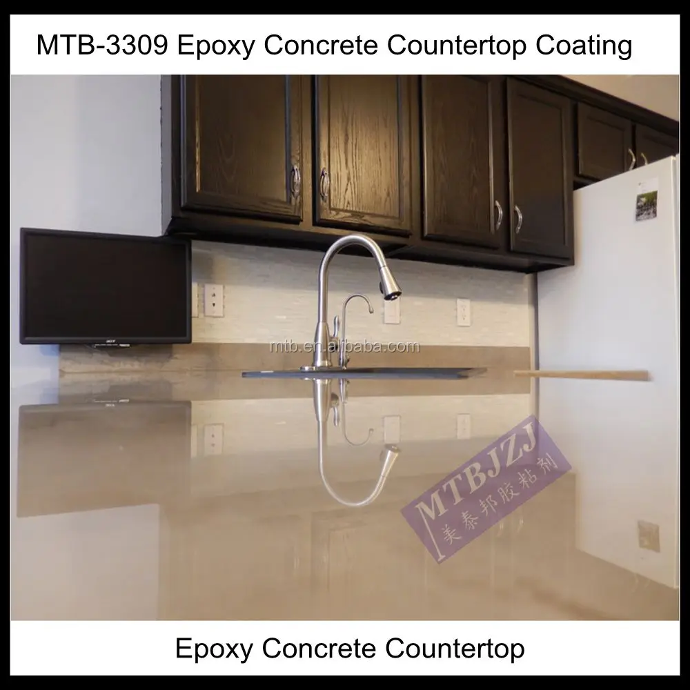 Waterproof Epoxy Concrete Countertop Coating View Crystal Clear