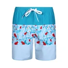 100% polyester gay swimwear men swim shorts swim with pocket