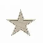 Cheaper Christmas ceramic gifts home decoration porcelain MDF star vivid gifts