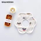 100% cotton gauze soft ultra water absorption baby bib saliva cloth Baby muslin bibs