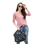 2019 autumn elegant ladies O - neck full sleeve hollow out blouse girl