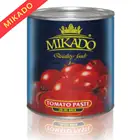 Chinese canned tomato paste direct filling packed from 100% fresh tomatoes without any salt added of the good quality