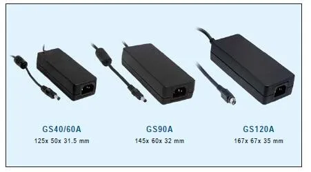 GS60A12-P1J Class 1Power Universal AC Adapter Supply Meanwell 12V 5A Power Adapter