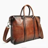 New Trendy Fashion Genuine Leather Briefcase Messenger handbag Laptop bag For Men