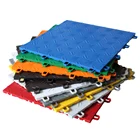 plastic interlocking floor tiles/pp interlocking floor tiles