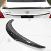 Fit W205 C63 PSM Style Carbon Fiber Rear Roof Wing Spoiler Boot Lip