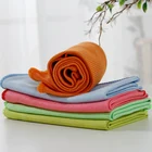 Efficient glasses cleaning with no lint microfiber rag drying polishing cloth for windows mirrors