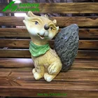 New online resin animal figurines for garden decoration