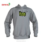 100% polyester fleece grey color wholesale sublimation hoodies manufacturer