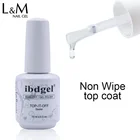 Nail Coat Gel Factory Newest Nail Gel Ibdgel No Wipe UV Matte Top Coat