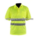 High Visibility Reflective Safety Polo Shirt Conforms to EN471 Class2,ANSI/ISEA