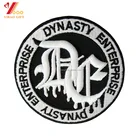 Custom badges style high density embroidered 3D letters patches for clothing bags hats caps