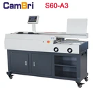 S60 A3 size electric glue book binder machine