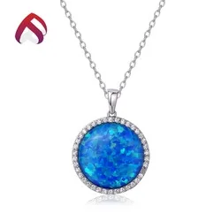 blue opal pendant jewelry