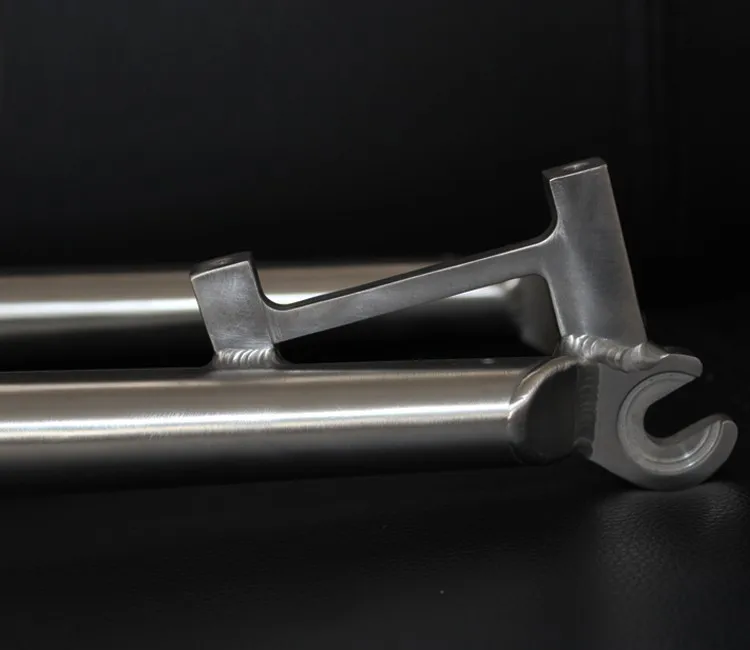 Titanium 26" 27.5" 700c Rigid Fork Ti Mtb Cyclocross Bicycle Fork Silver Buy Titanium 26" 27.5