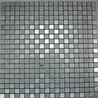 factory supply bathroom high quality glass mosaic stainless steel tile price