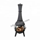 Factory Wholesale Wood Burning cast iron chiminea outdoor, Garden Backyard chimenea