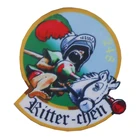 Satin Fabric Appliques Patch Printing,Printed Cloth Sew-On Badge Patch Decorated Jacket Coat Outwear