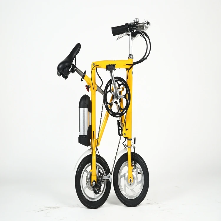 12" mini electric folding bike stand up electric bike