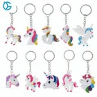 2018 Amazon Hotest popular Souvenir gift unicorn keychain