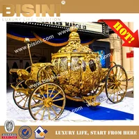 BISINI Princess Cinderella Pumkin Car Luxury