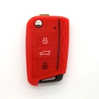 waterproof silicone car key protective case/cover holder for golf 7 car key shell