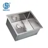 stainless steel 304 undermount commercial round corner kitchen sink