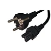 french plug insert,EU ac power cord cable,PVC Rubber set schuko plug
