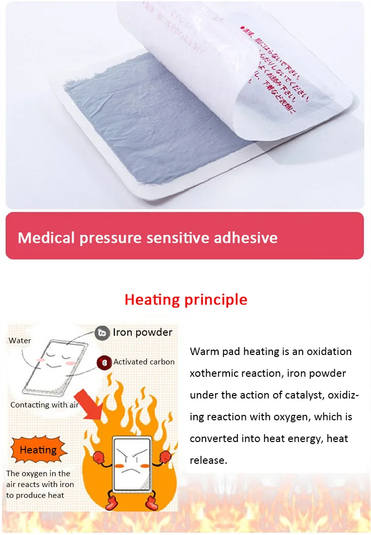 disposable instant magic medical menstrual full body warmer heat patch/heating warm womb hot pad for winter 3