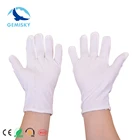 White Cotton fabric ESD gloves industry hand protective gloves