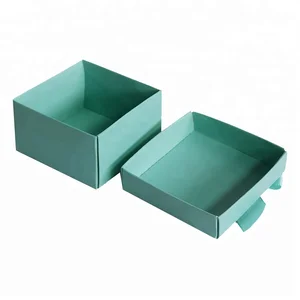 custom packaging mini square flower gift paper box watch storage