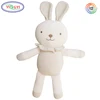 A548 Organic Bunny Rabbit Stuffed Plush Toy Animal Natural 0+ Age Safety Stuffed Bunny for Baby