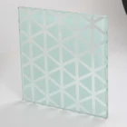 China factory custom design art full tempered silk screen printing glass