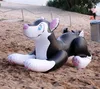 Lovely inflatable husky, inflatable cartoon husky in high quality for wholesale