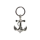 Stylish stainless steel car keyring creative metal die cut keychain