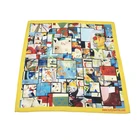 65*65cm Custom Scarf Digital Printing pocket squares Silk Twill Scarf