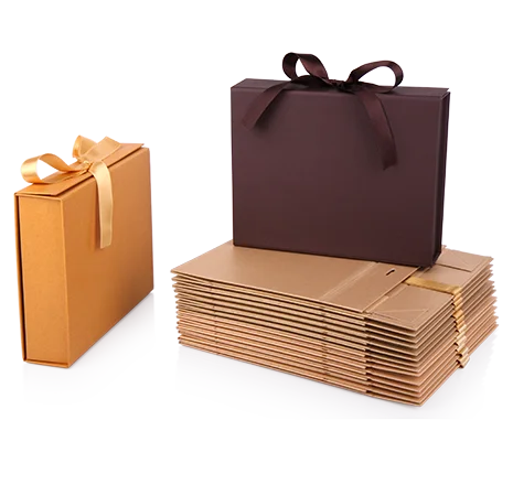 flat custom cardboard packaging paper box folding gift box with