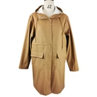 EF4001 Women's Clothing Fashioned PU Waterproof Rain Jacket