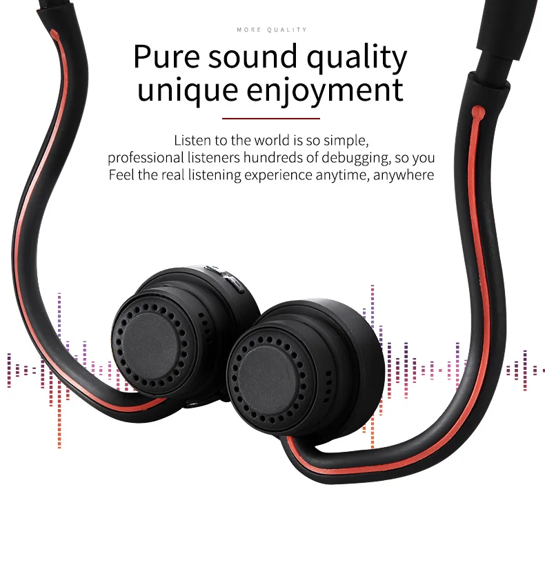 hot sale bone conduction hearing aid wireless bone earphone technology inventions 2019 bluetooth bond conduction headset - ANKUX.COM