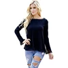 Wholesale Quality Women tops Shirts fashion casual Black Flannel Mesh sexy western ladies summer tops Made in China