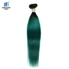 Wholesale Hotsale Unprocessed Cheap T1b/Green Ombre Hair Extension